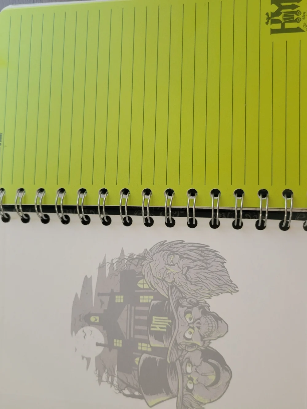 Disney The Haunted Mansion 5 Tab Spiral Journal 8” x 5” Box Lunch Exclusive New